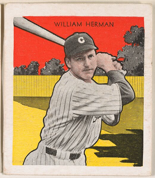 William Herman, from the Tattoo Orbit series (R305) issued by the Orbit Gum Company to promote Tattoo Gum, Issued by the Orbit Gum Company, a subsidiary of the William Wrigley Jr. Company, Commercial lithograph 