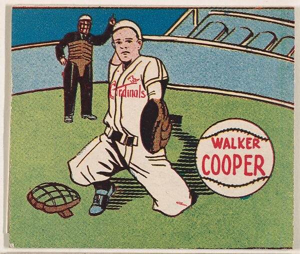 Issued By Michael Pressner And Co Walker Cooper From The Series Baseball Stars R302 1 