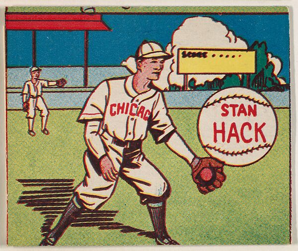 Stan Hack, from the series Baseball Stars (R302-1), Issued by Michael Pressner and Co. (New York), Commercial lithograph 