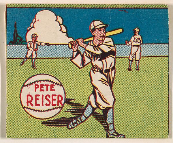 Pete Reiser, from the series Baseball Stars (R302-1), Issued by Michael Pressner and Co. (New York), Commercial lithograph 