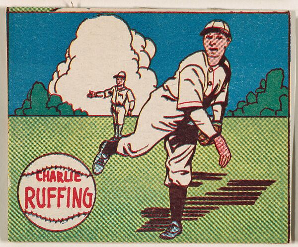 Charlie Ruffing, from the series Baseball Stars (R302-1), Issued by Michael Pressner and Co. (New York), Commercial lithograph 