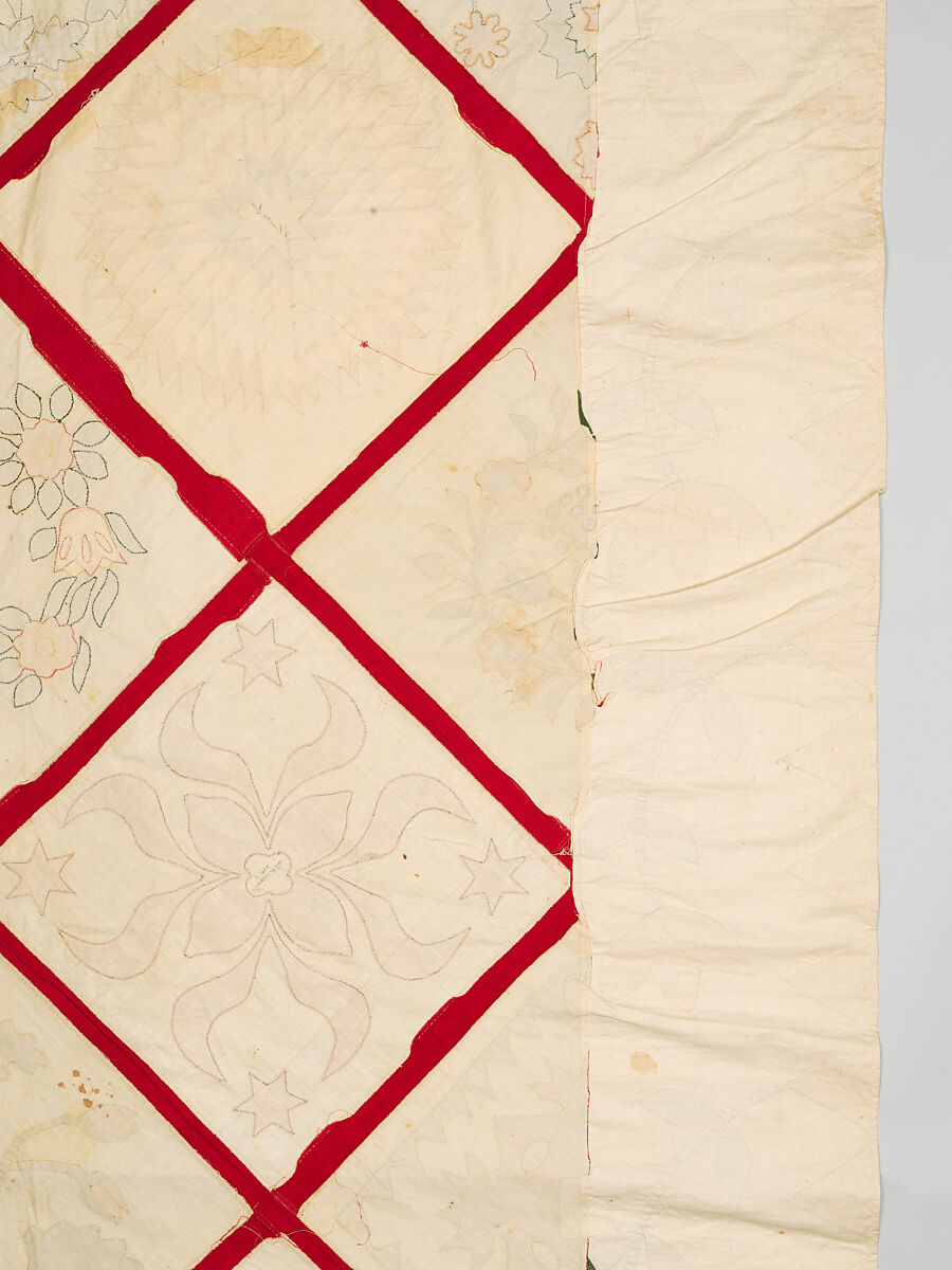 Baltimore Album Quilt Top, Various artists, Cotton, American