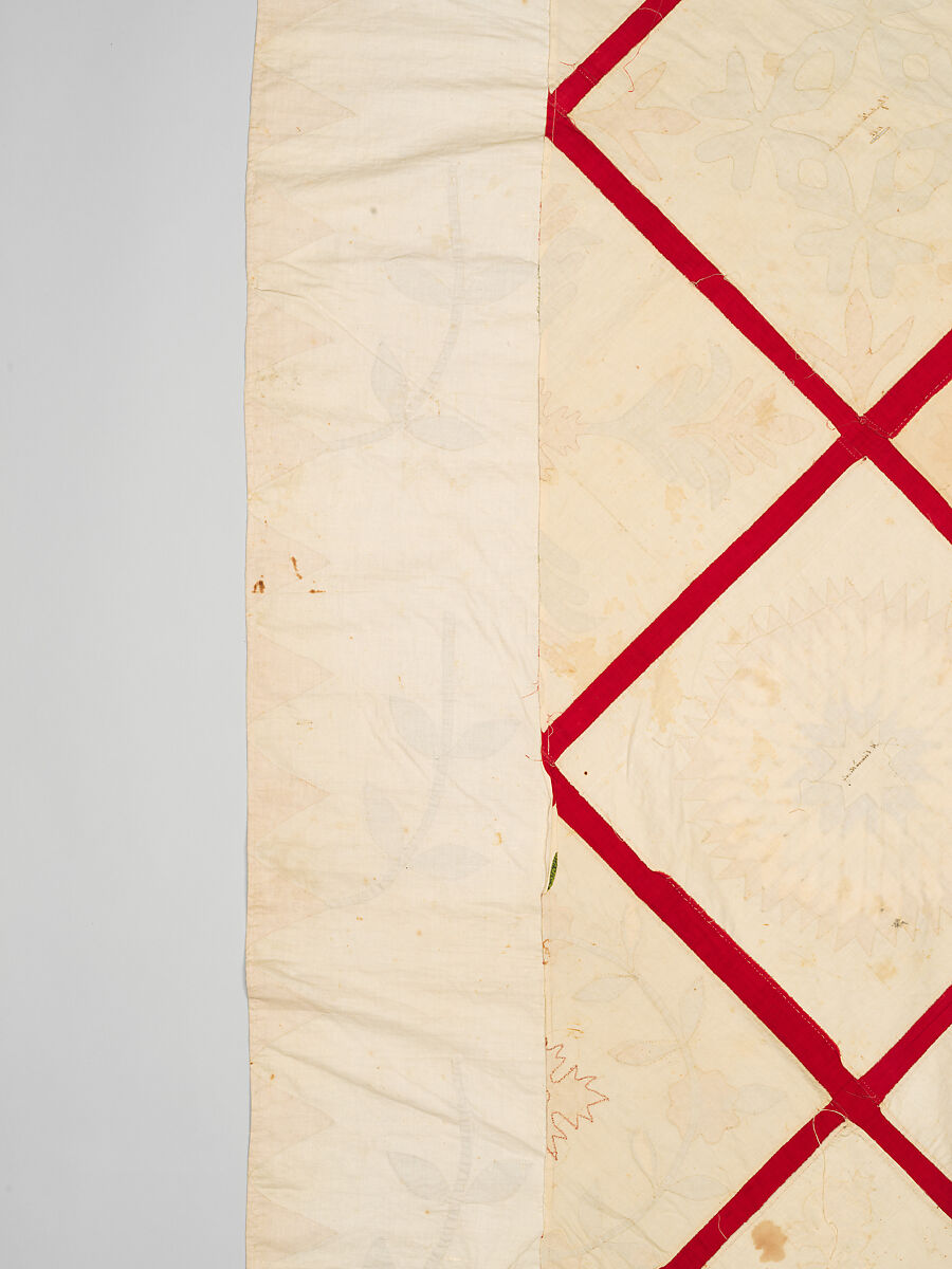 Baltimore Album Quilt Top, Various artists, Cotton, American