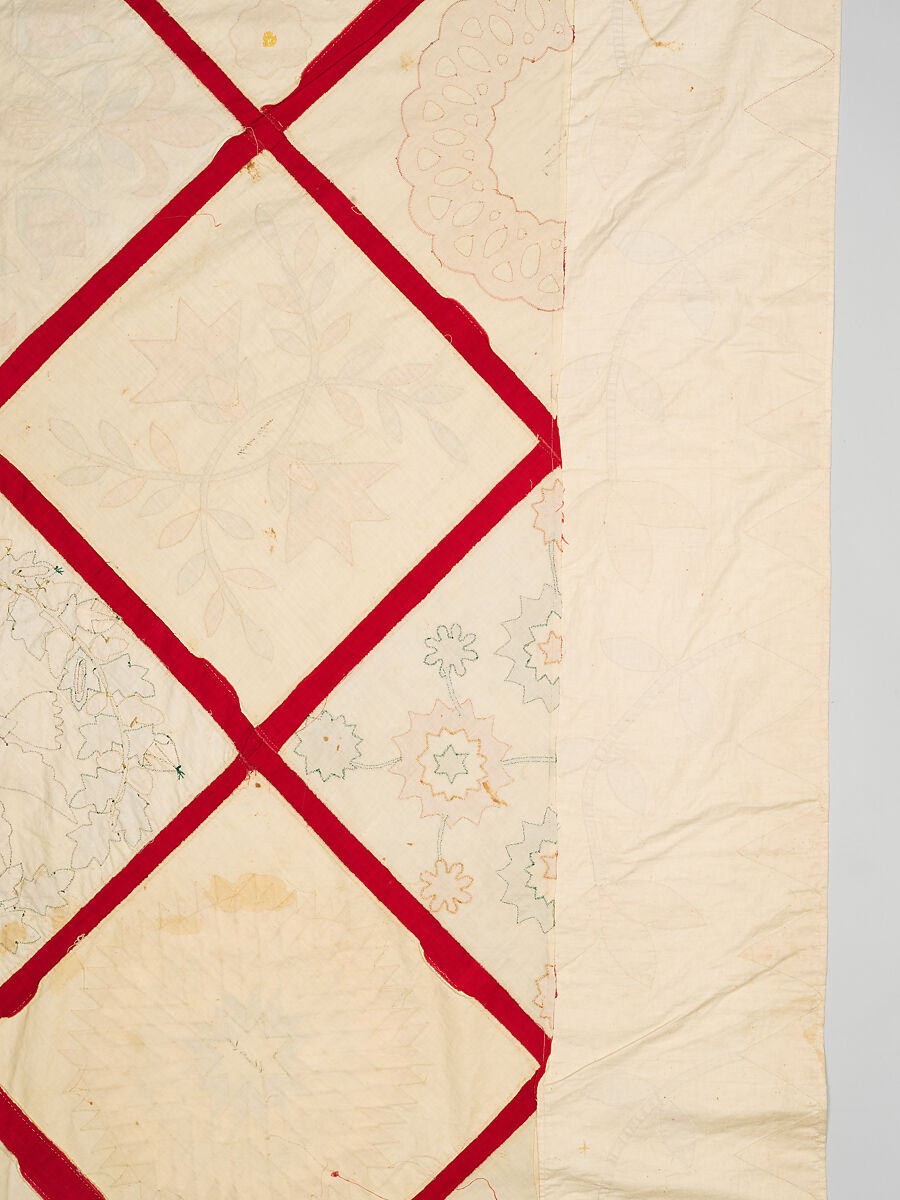 Baltimore Album Quilt Top, Various artists, Cotton, American