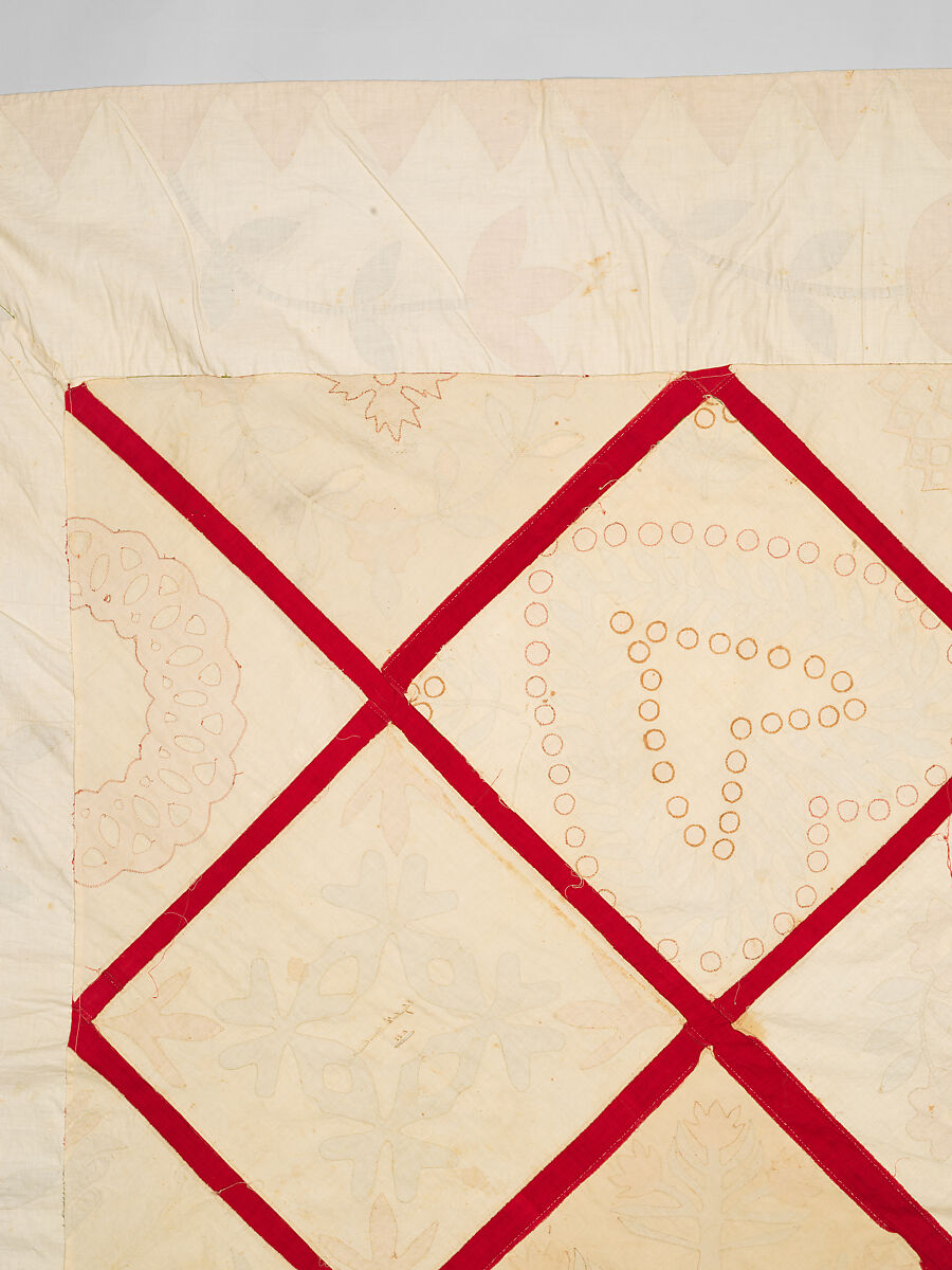 Baltimore Album Quilt Top, Various artists, Cotton, American