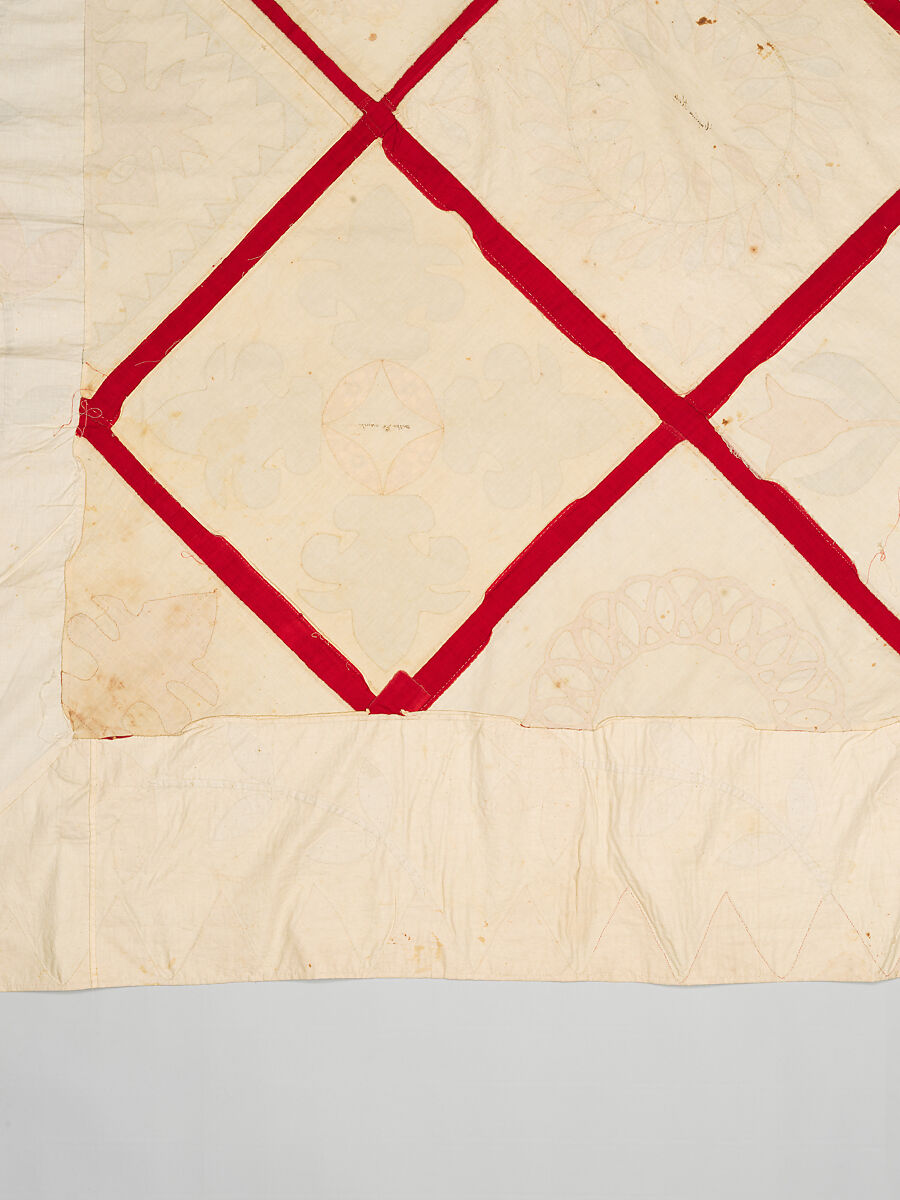 Baltimore Album Quilt Top, Various artists, Cotton, American