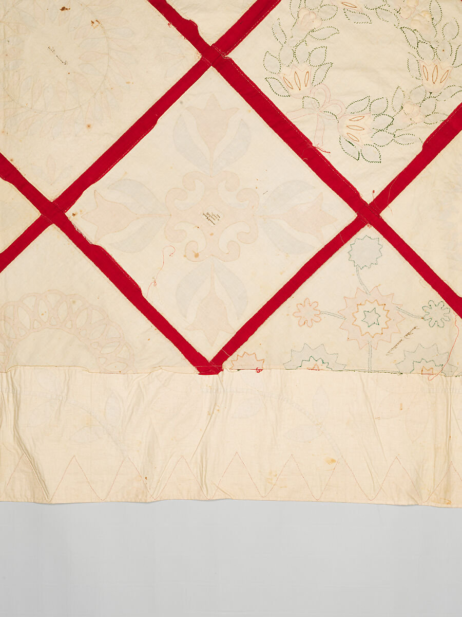 Baltimore Album Quilt Top, Various artists, Cotton, American