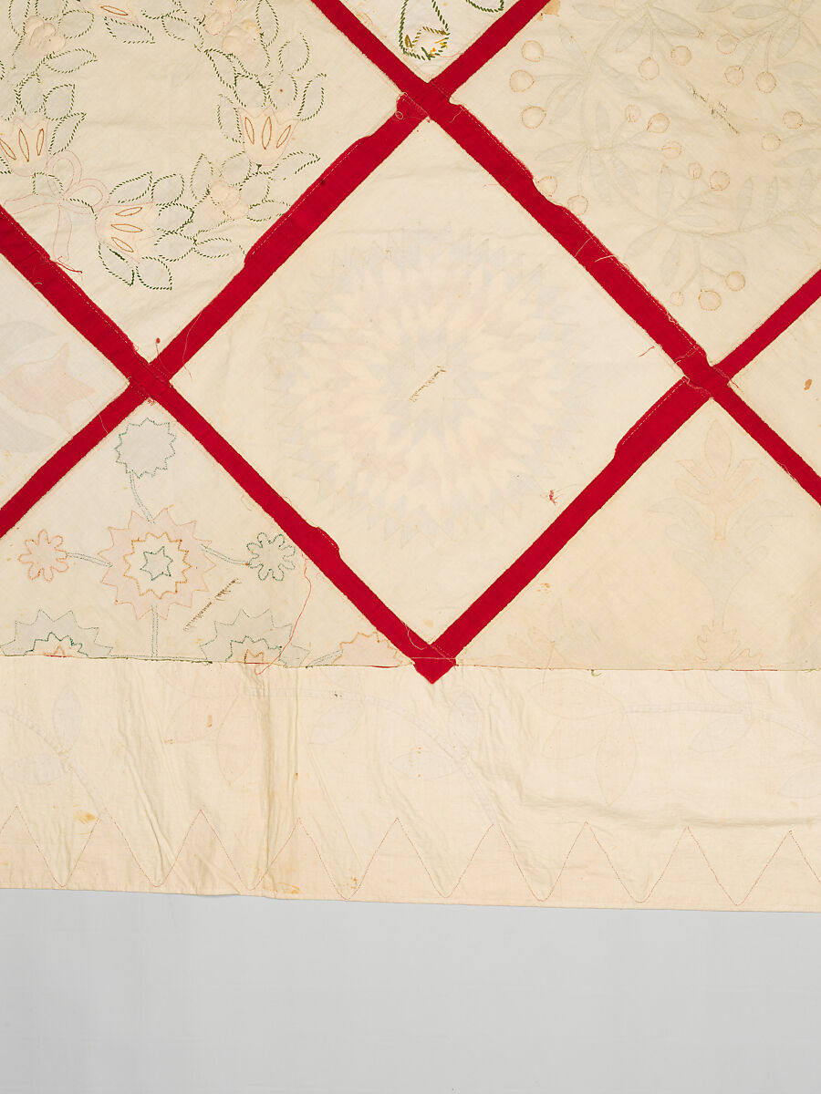 Baltimore Album Quilt Top, Various artists, Cotton, American