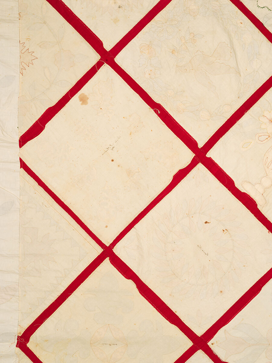 Baltimore Album Quilt Top, Various artists, Cotton, American