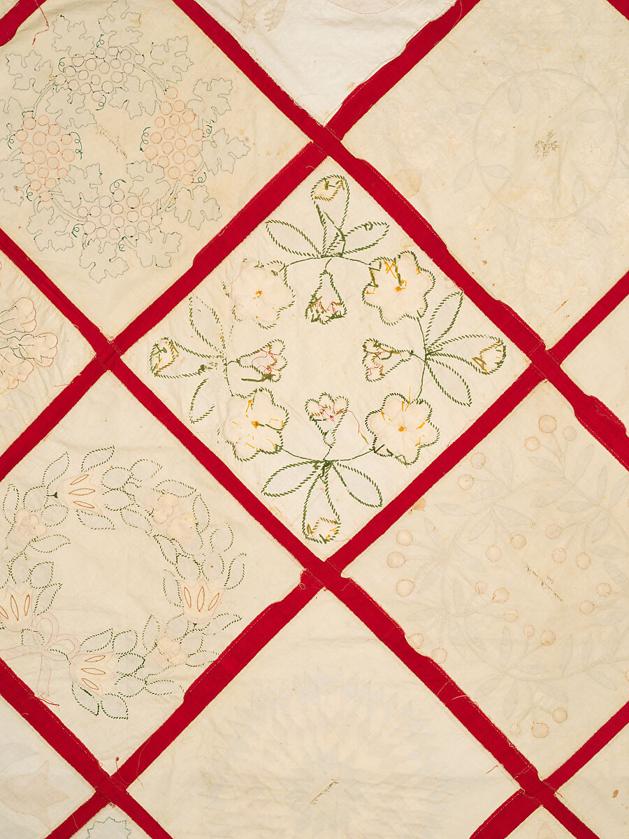 Baltimore Album Quilt Top, Various artists, Cotton, American