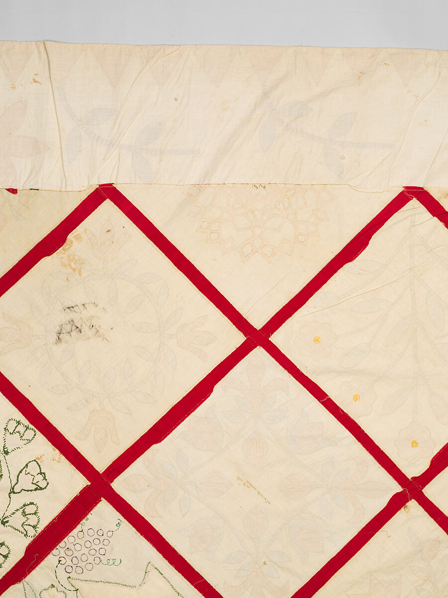 Baltimore Album Quilt Top, Various artists, Cotton, American