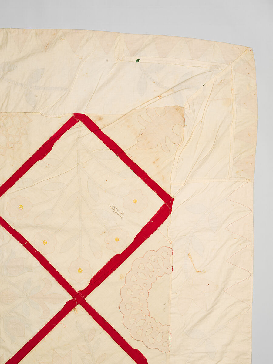 Baltimore Album Quilt Top, Various artists, Cotton, American