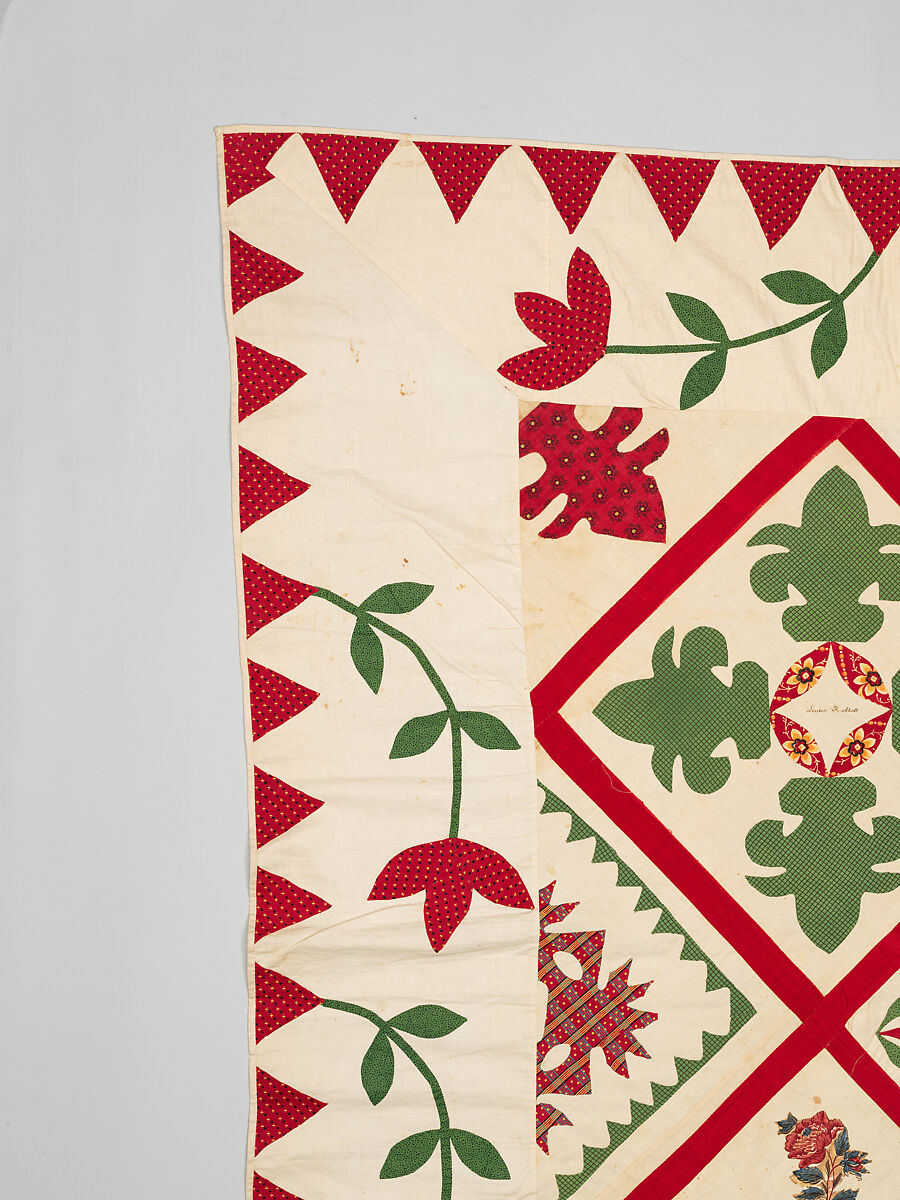 Baltimore Album Quilt Top, Various artists, Cotton, American