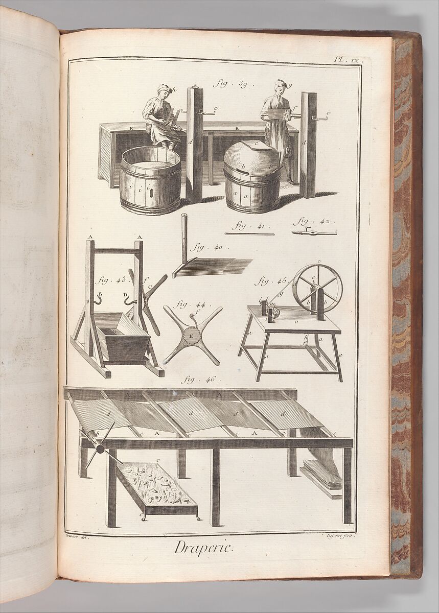 Recueil de planches, sur les sciences, les arts libéraux, et les arts méchaniques : avec leur explication, Denis Diderot (French, 1713–1784)