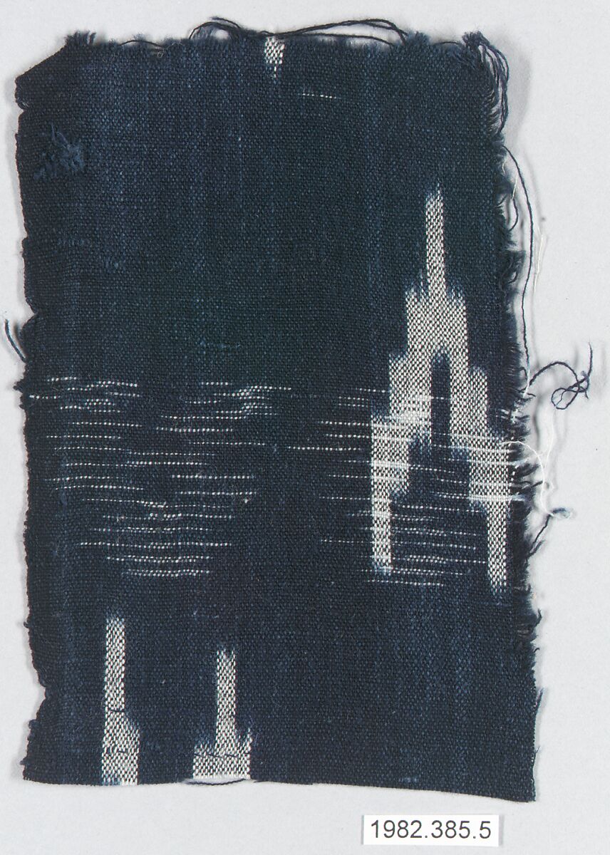 Piece, Indigo-dyed cotton, Japan 