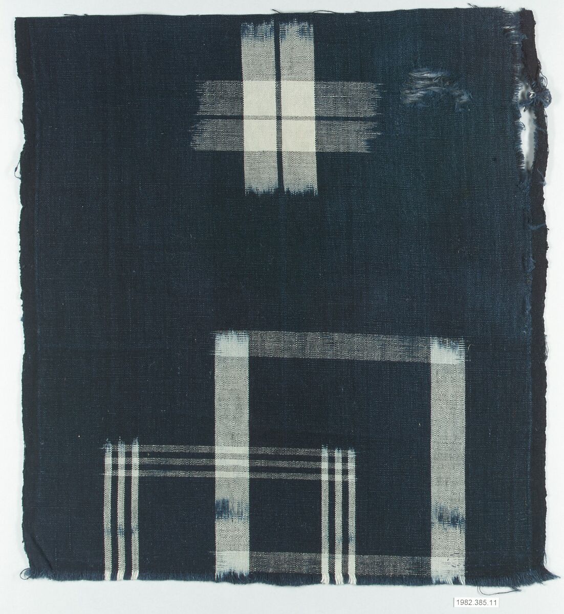 Piece, Indigo-dyed cotton, Japan 