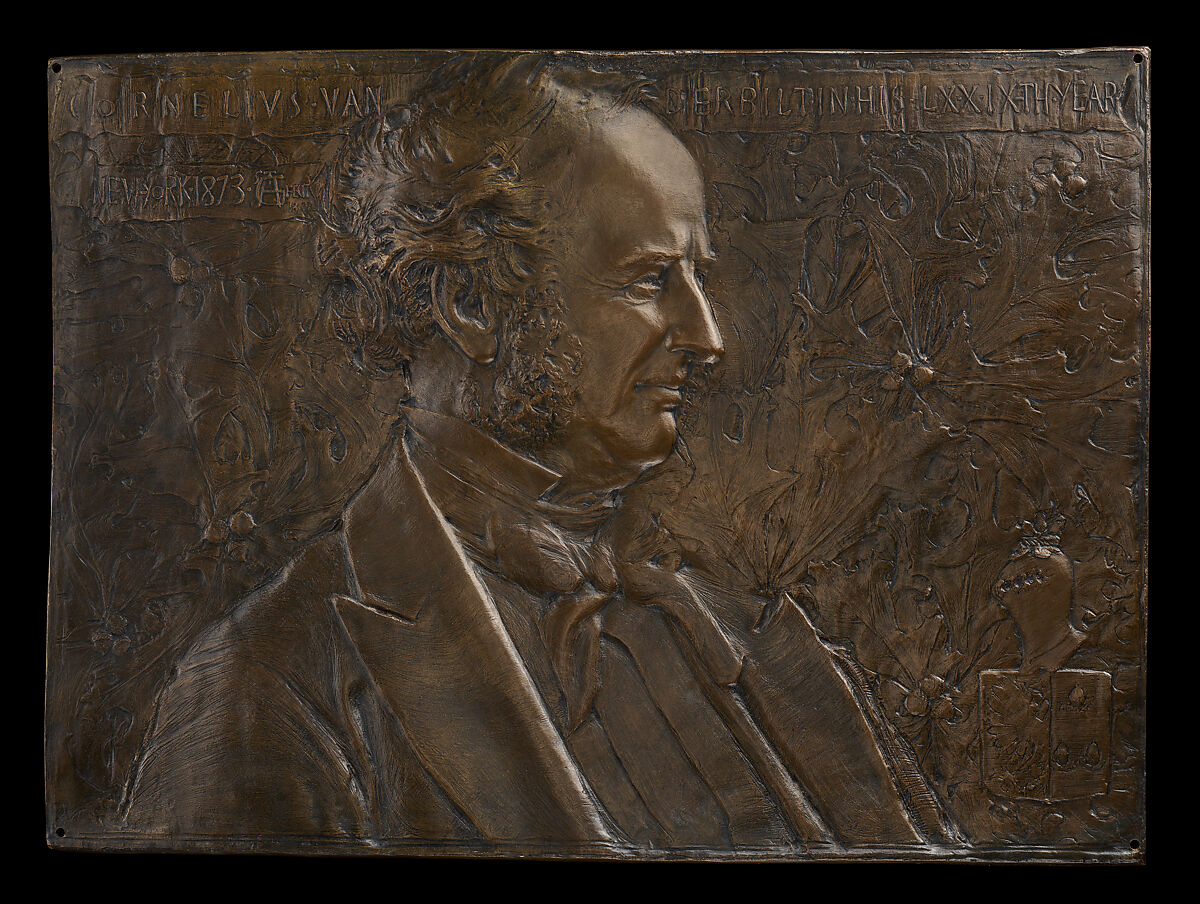 Cornelius Vanderbilt I, Augustus Saint-Gaudens (American, Dublin 1848–1907 Cornish, New Hampshire), Bronze, American 