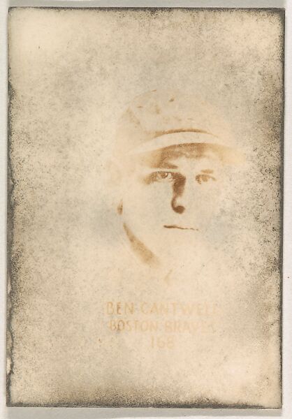 Card Number 168, Ben Cantwell, Boston Red Sox, from the Tattoo Orbit series (R308) issued by the Orbit Gum Company, Issued by Orbit Gum Company, a division of William Wrigley Jr. Company, Photolithograph 