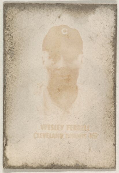 Card Number 162, Wesley Ferrell, Cleveland Indians, from the Tattoo Orbit series (R308) issued by the Orbit Gum Company, Issued by Orbit Gum Company, a division of William Wrigley Jr. Company, Photolithograph 