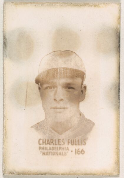 Card Number 166, Charles Fullis, Philadelphia Nationals, from the Tattoo Orbit series (R308) issued by the Orbit Gum Company, Issued by Orbit Gum Company, a division of William Wrigley Jr. Company, Photolithograph 