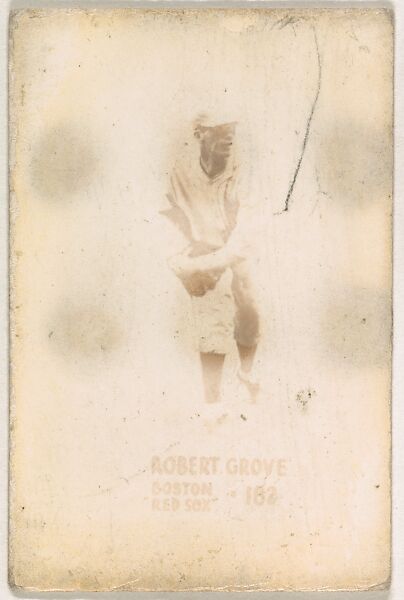 Card Number 182, Robert Grove, Boston Red Sox, from the Tattoo Orbit series (R308) issued by the Orbit Gum Company, Issued by Orbit Gum Company, a division of William Wrigley Jr. Company, Photolithograph 