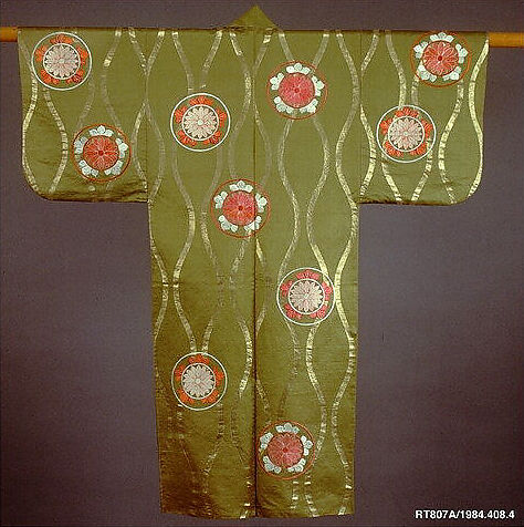 Noh Robe, Silk, metallic thread, Japan 