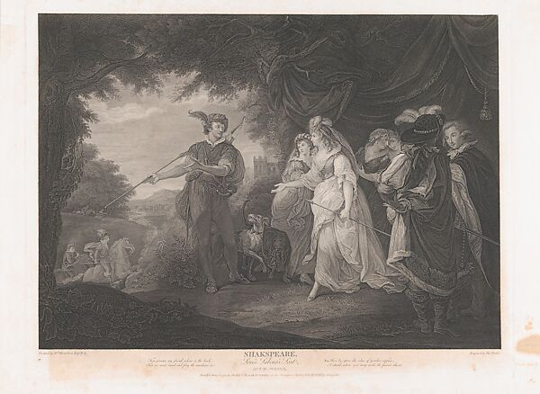 The Princess, Rosaline, etc. (Shakespeare, Love's Labour Lost, Act 4, Scene 1)