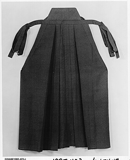 Costume of Lay Priest (Komuzo), Silk, reeds (?), Japan