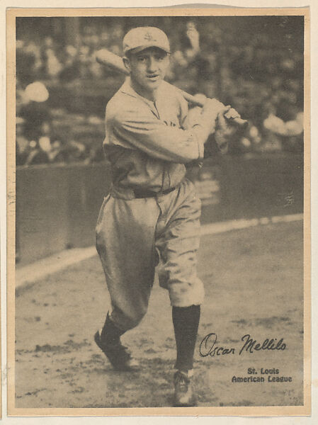 Oscar Melillo, St. Louis, American League, from the Portraits and Action series (R316) issued by Kashin Publications, Issued by Kashin Publications, Photolithograph 