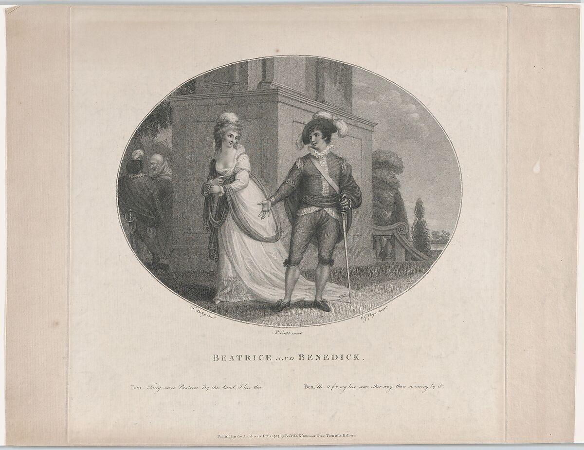 Charles Gauthier Playter Beatrice and Benedick Shakespeare