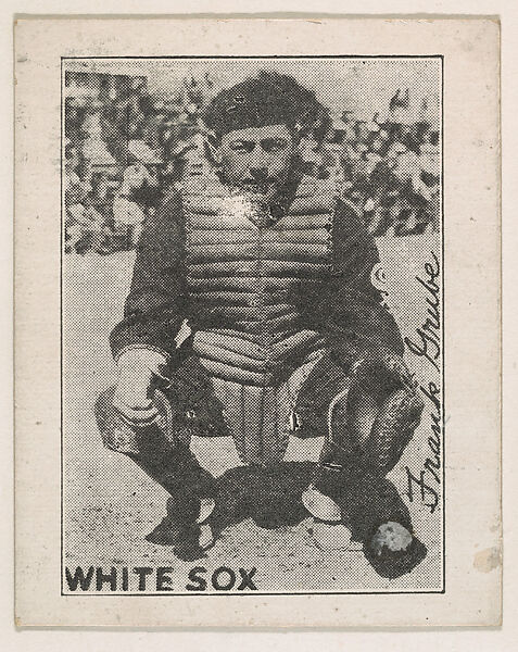 Frank Grube, White Sox, Commercial lithograph 