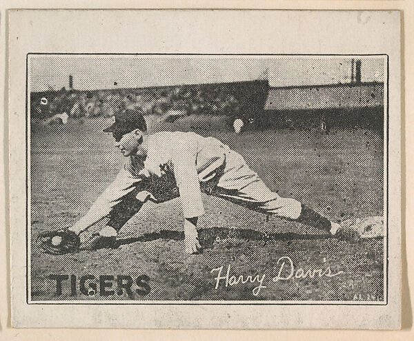 Harry Davis, Tigers, Commercial lithograph 