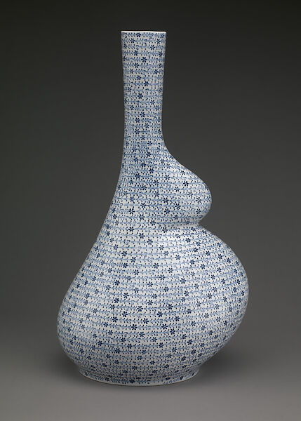 Pregnant Haliç II, Elif Uras (Turkish, born 1972, Ankara), Stonepaste; underglaze painted 