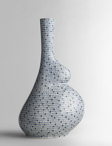 Pregnant Haliç II, Elif Uras (Turkish, born 1972, Ankara), Stonepaste; underglaze painted