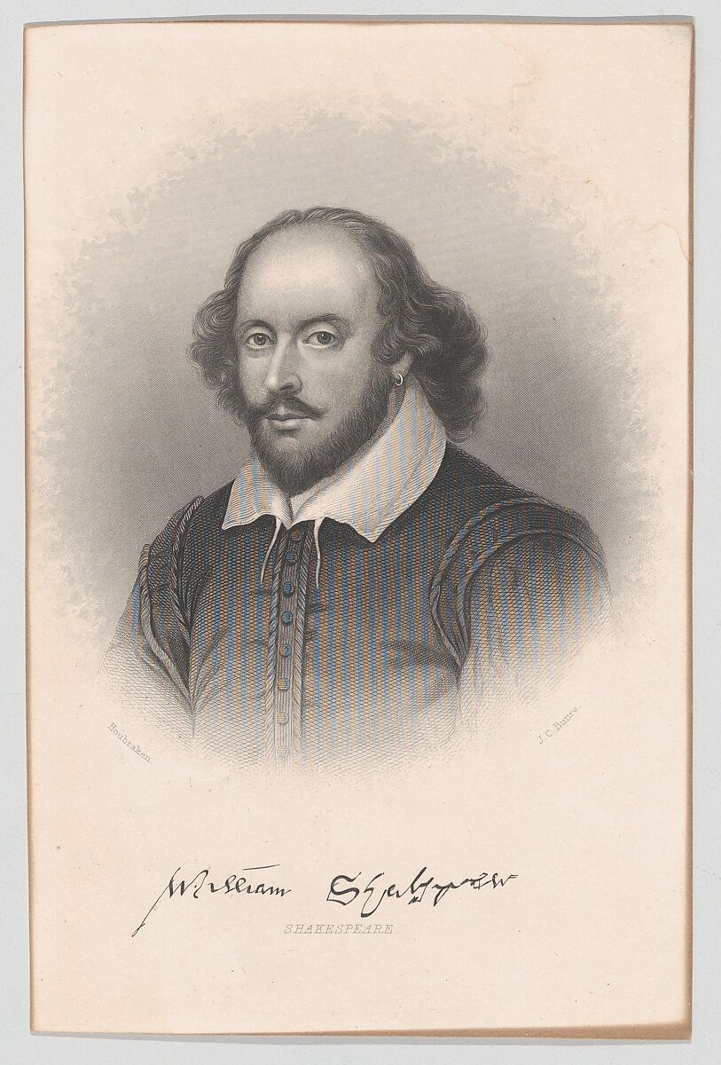 William Shakespeare, John Chester Buttre (American, Auburn, New York 1821–1893 Ridgewood, New York), Steel engraving 
