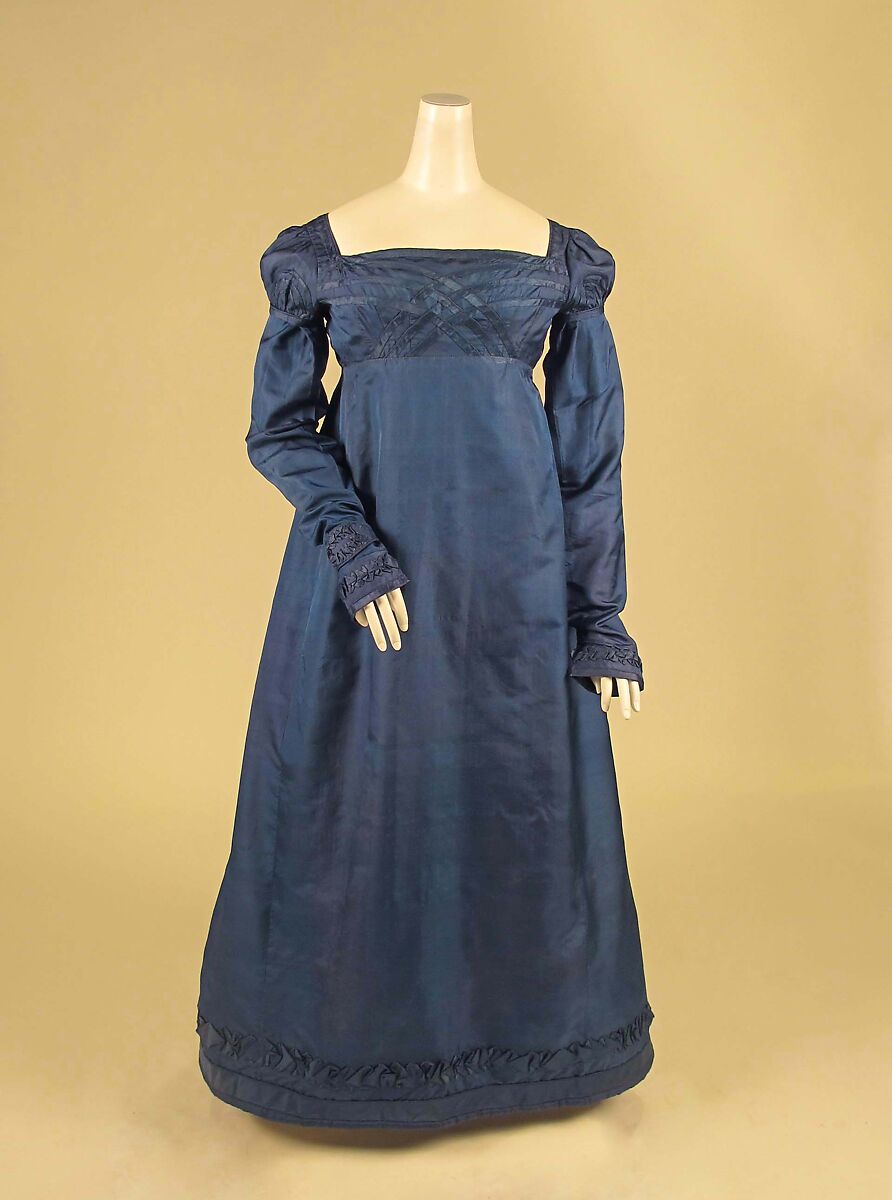 Dress, silk, American 