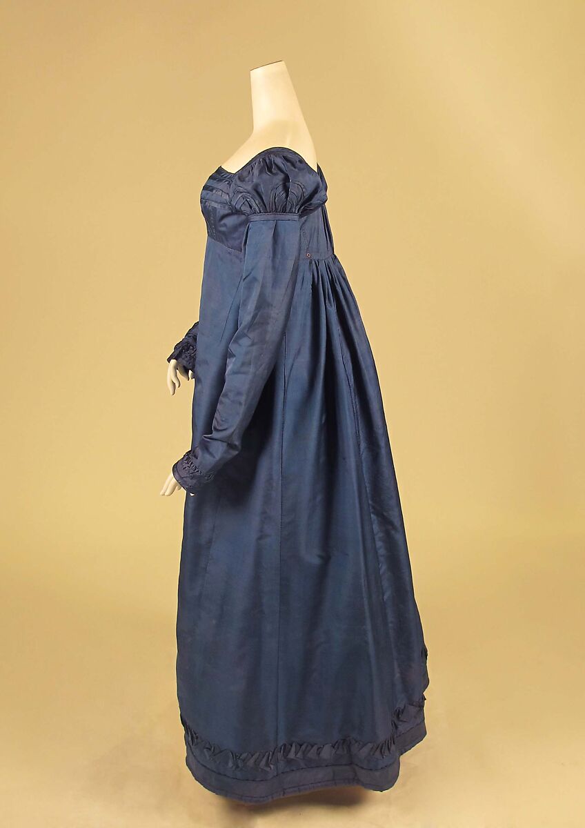 Dress, silk, American