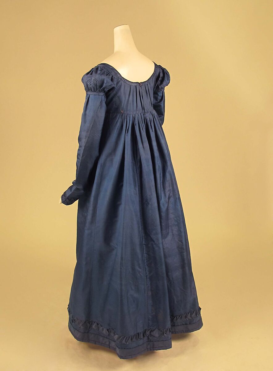 Dress, silk, American