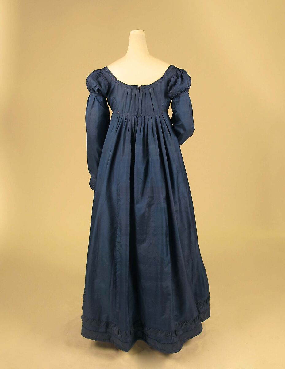 Dress, silk, American