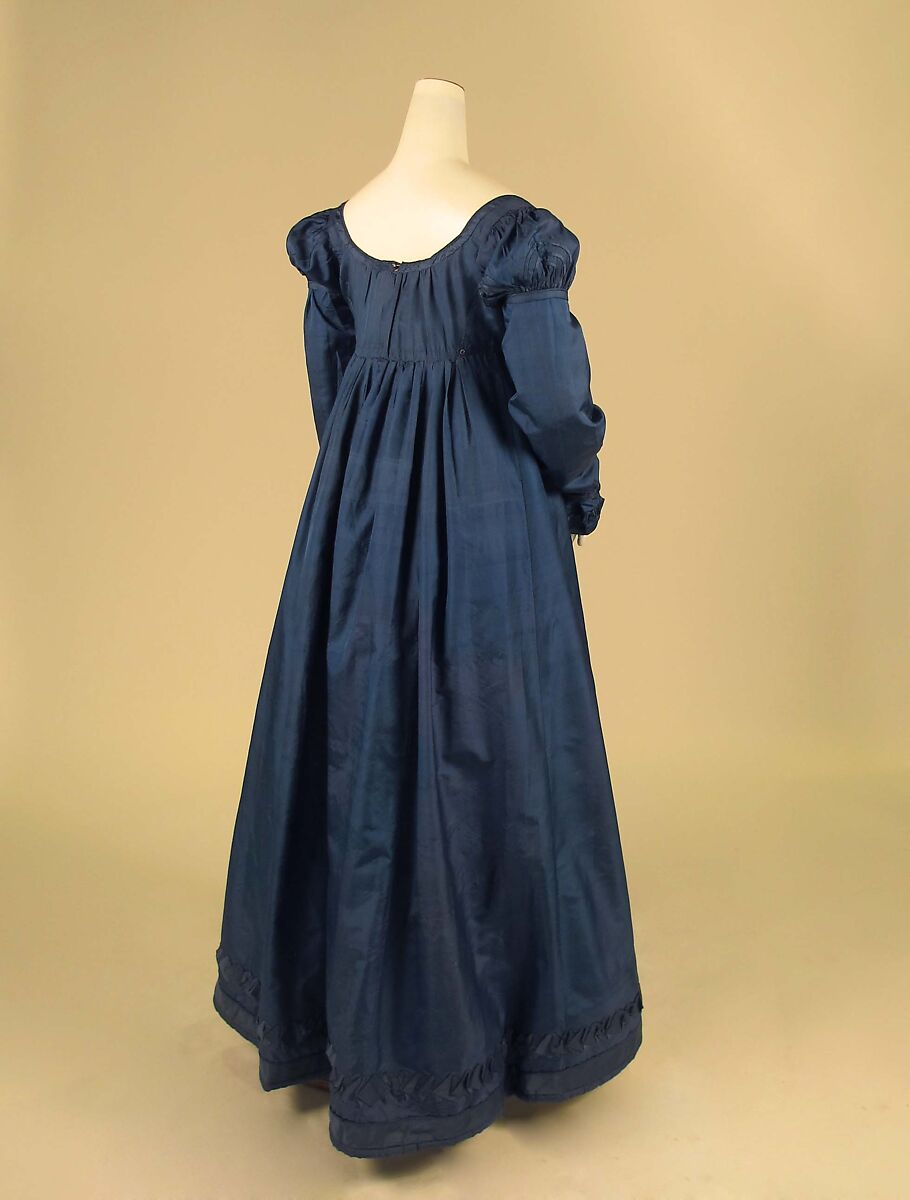 Dress, silk, American