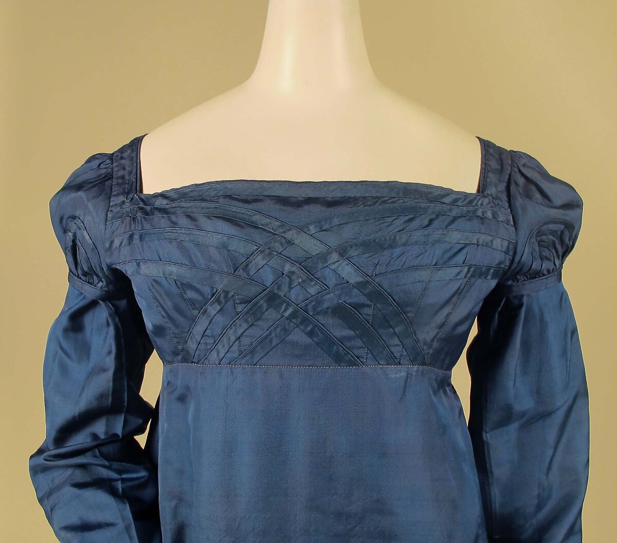 Dress, silk, American