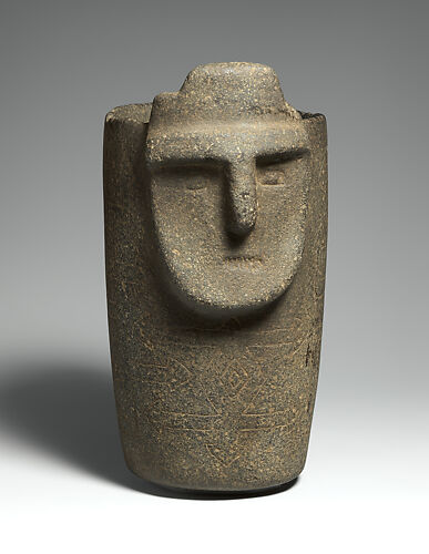 Beaker with anthropomorphic face