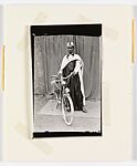 Man With a Bicycle, Seydou Keïta (Malian, Bamako ca. 1921–2001 Paris), Gelatin silver print