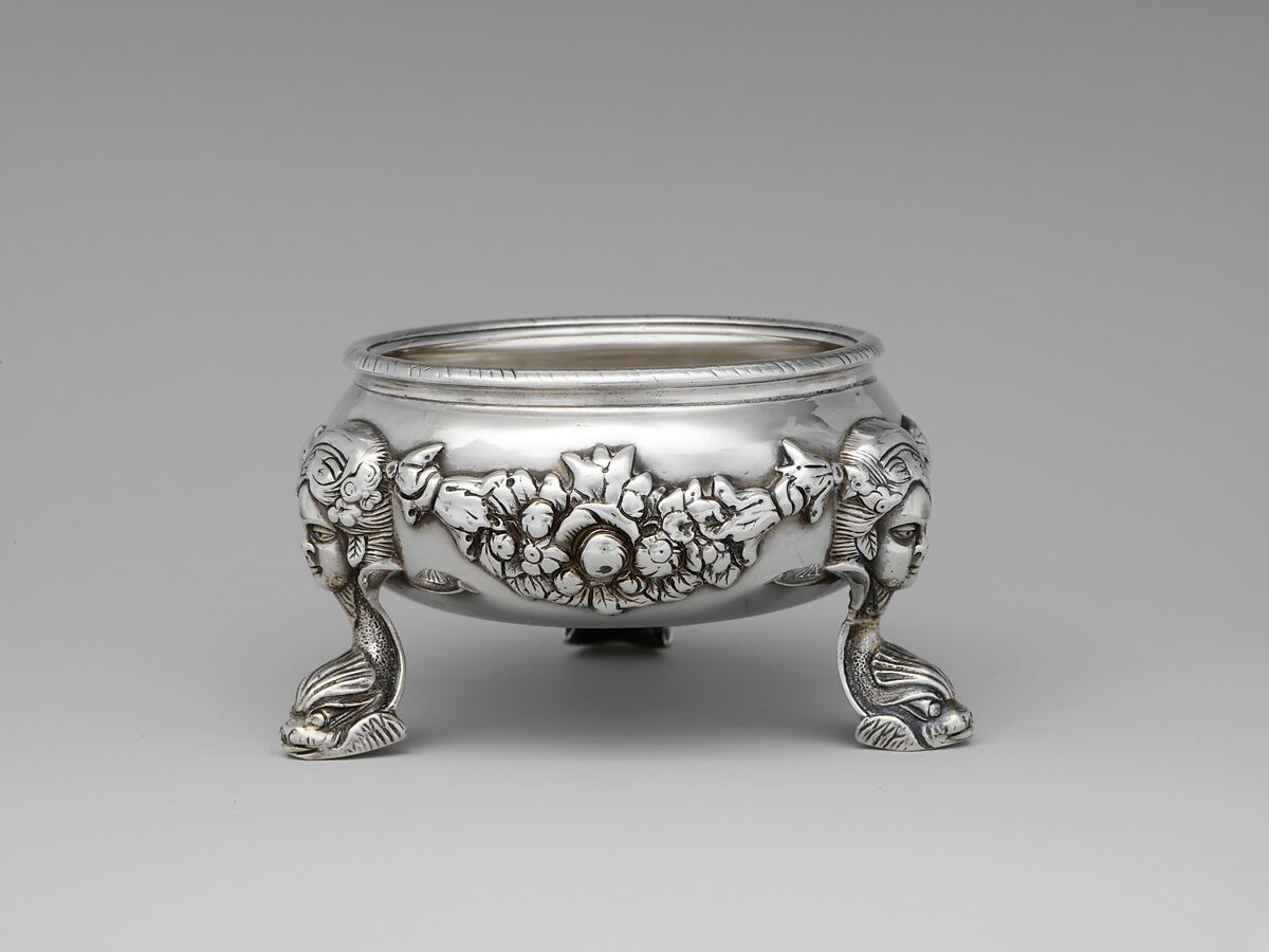 Salt, Charles Le Roux (baptized 1689–1745), Silver, American 