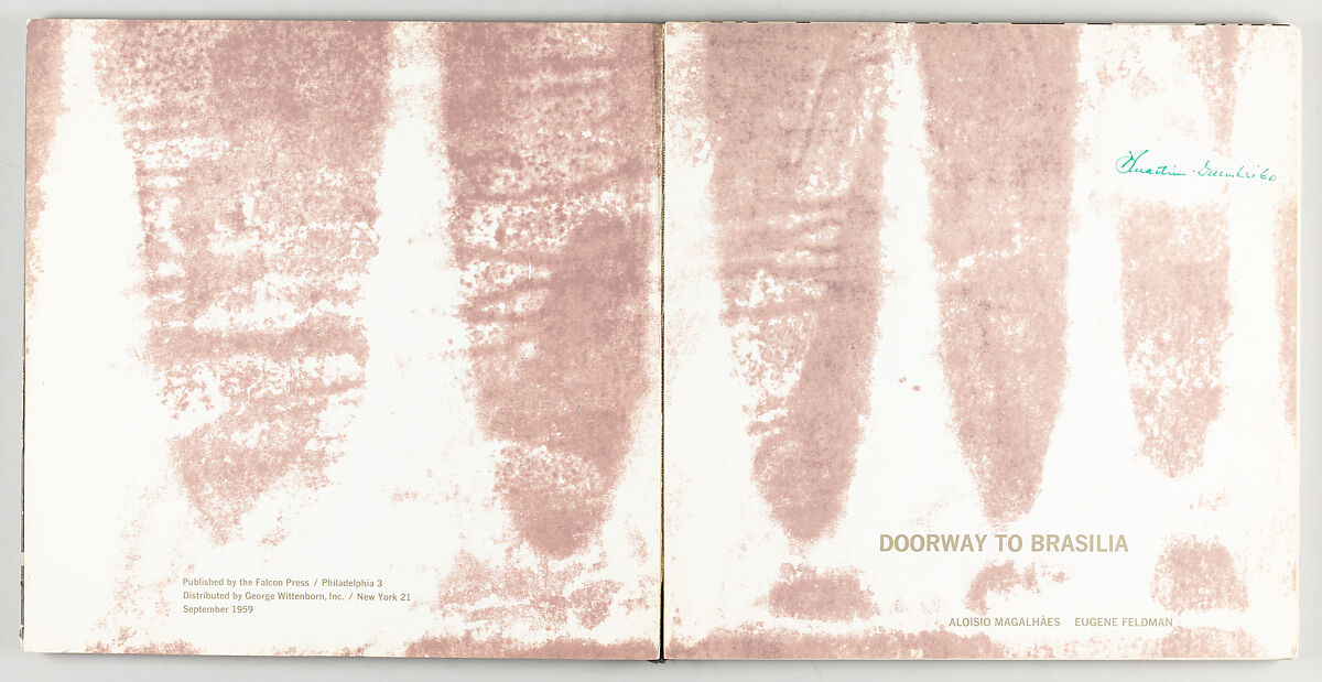 Doorway to Brasilia, Aloisio Magalhaes (Brazilian, 1927–1975), Photo offset lithography