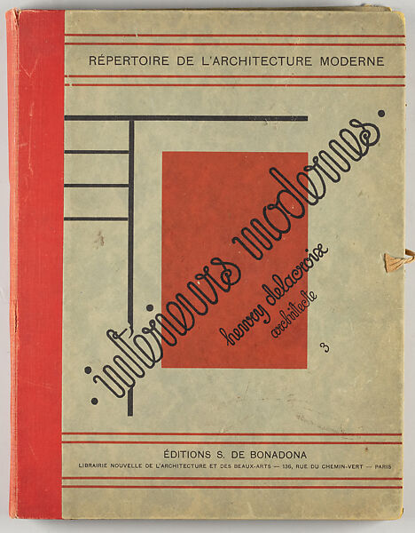 Interieurs Modernes 3. Repetoire de l'Architecture, Henry Delacroix, Colotype 