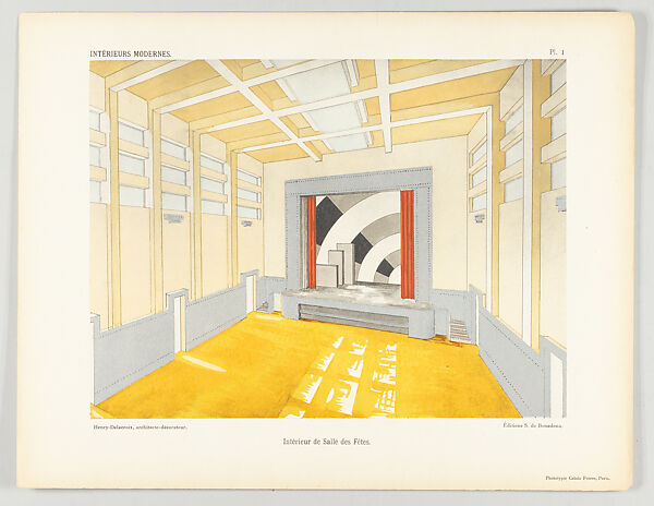 Interieurs Modernes 3. Repetoire de l'Architecture, Henry Delacroix, Colotype