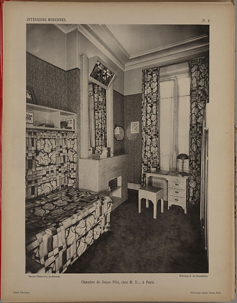 Interieurs Modernes 3. Repetoire de l'Architecture, Henry Delacroix, Colotype