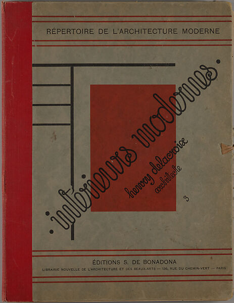 Interieurs Modernes 3. Repetoire de l'Architecture, Henry Delacroix, Colotype