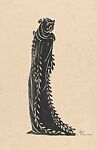 Ophelia (Shakespeare's Hamlet), Edward Gordon Craig (British, Stevenage, Hertfordshire 1872–1966 Vence, France), Wood engraving